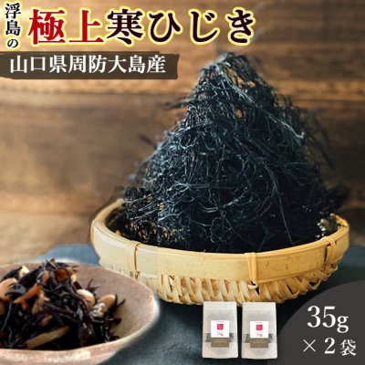 【送料無料】国産天然最高級品 浮島の極上寒ひじき 35g×2袋
