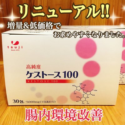 高機能プレバイオティクス【高純度ケストース100】(フラクトオリゴ糖)|腸内環境改善で毎日絶好腸!!