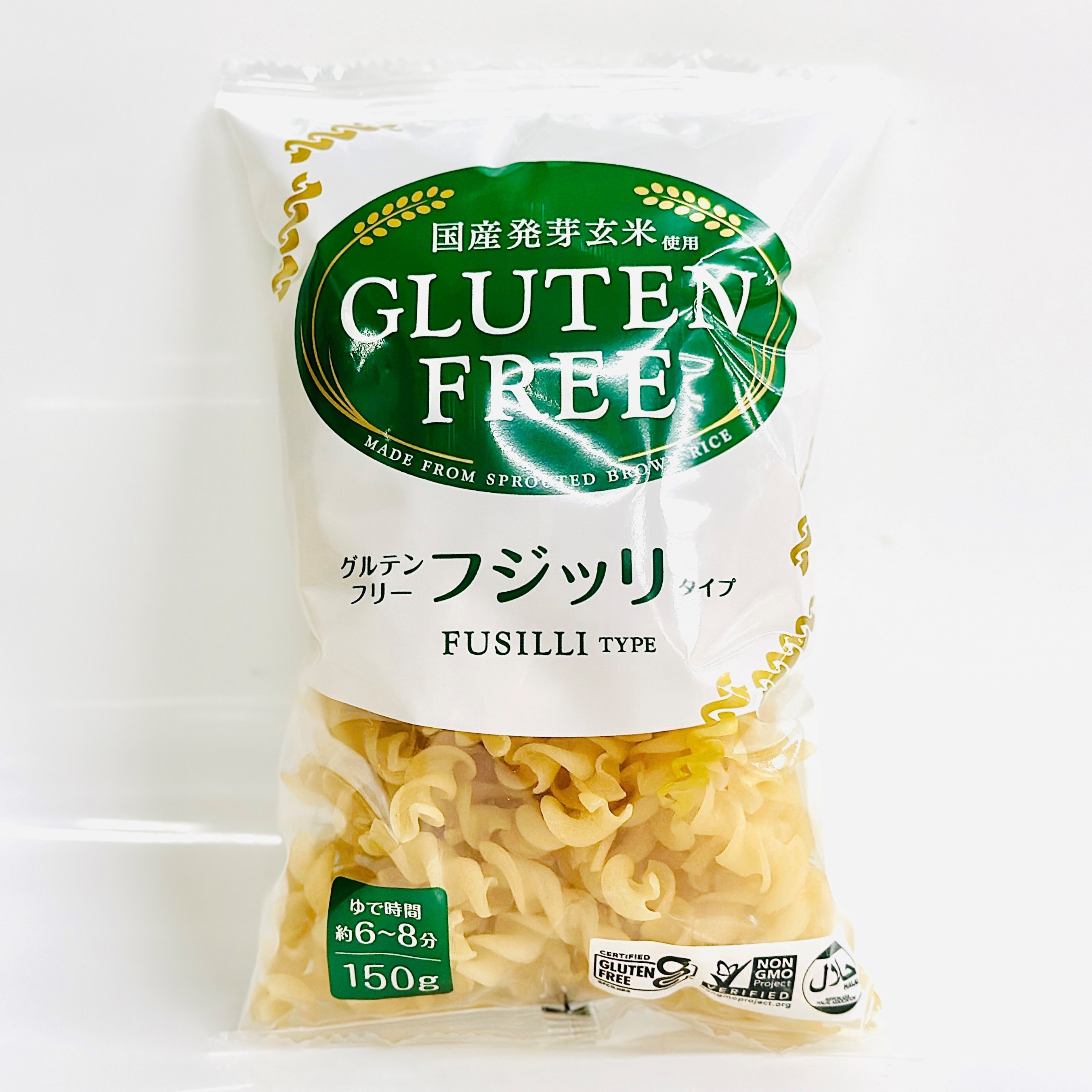 フジッリ150g]グルテンフリーマカロニ(大潟村あきたこまち生産者協会