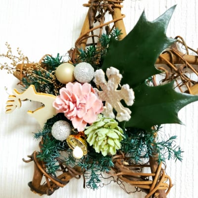 《送料無料》星のクリスマスリース