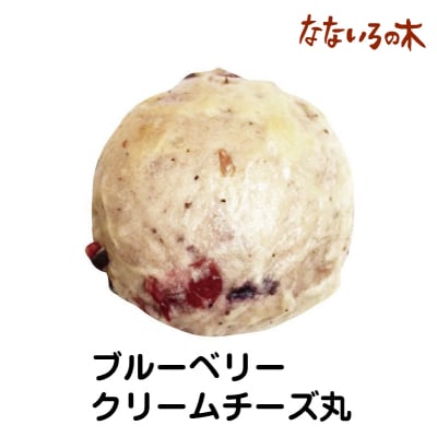54.天然酵母べーぐる ブルーベリークリームチーズまる(2個)