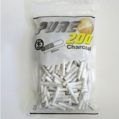ピュアスーパースリムチャコールフィルター 200個入り 30mm