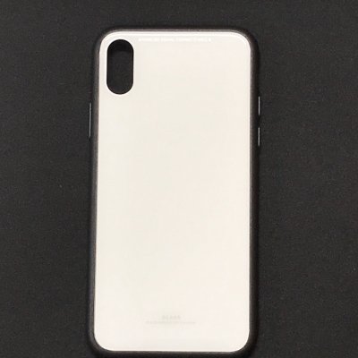 送料無料▪️iPhoneX★対応★カラー豊富♪背面ガラスケース♪ X-99(WH)