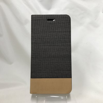 ▪️送料無料▪️iPhone7Plus★対応★色合いがとっても綺麗♪生地とフェイクレザーの切り替え手帳型ケース♪ 7P-72(BR)