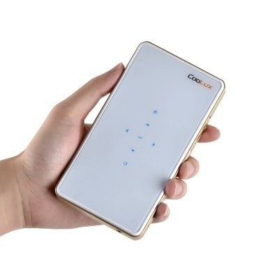 Coolux プロジェクター Q6 LED 120ルーメン 1080p hdmi対応 白