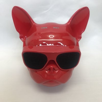 存在感のある♪フレンチブルドッグヘッドスピーカー♫◆bluetoothポータブルワイヤレススピーカー◆