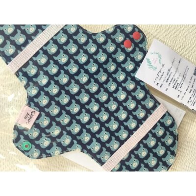 布ナプキン レギュラータイプ(透湿防水布入り)ヘナ染め:1枚