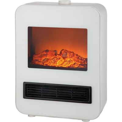 TEKNOS 電気式暖炉セラミックファンヒーター1200W/800W切替式