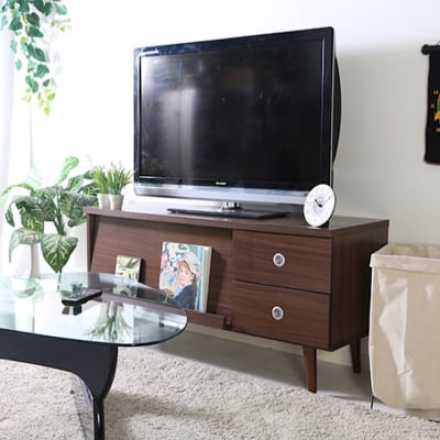 アルト TVボード 幅120cm ダークブラウン