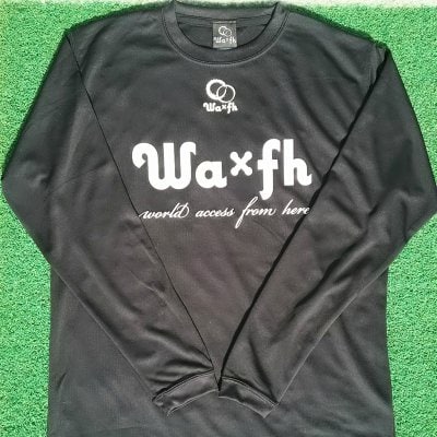 Wa×fh ダブルロゴ 長袖プラシャツ
