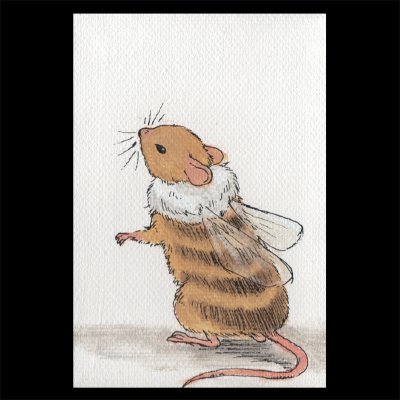 ポストカード 【ハチネズミ1】2枚セット