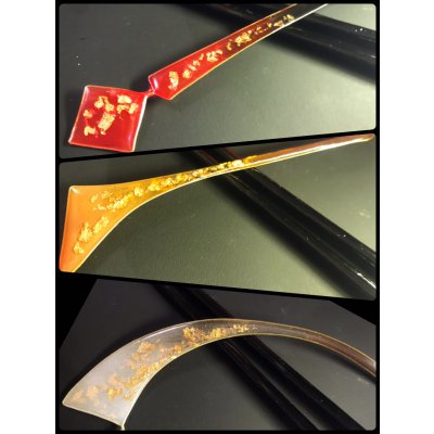 《10%OFF》古典色簪3本セット