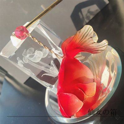 《10%OFF》カンザシ【縁日】ー金魚