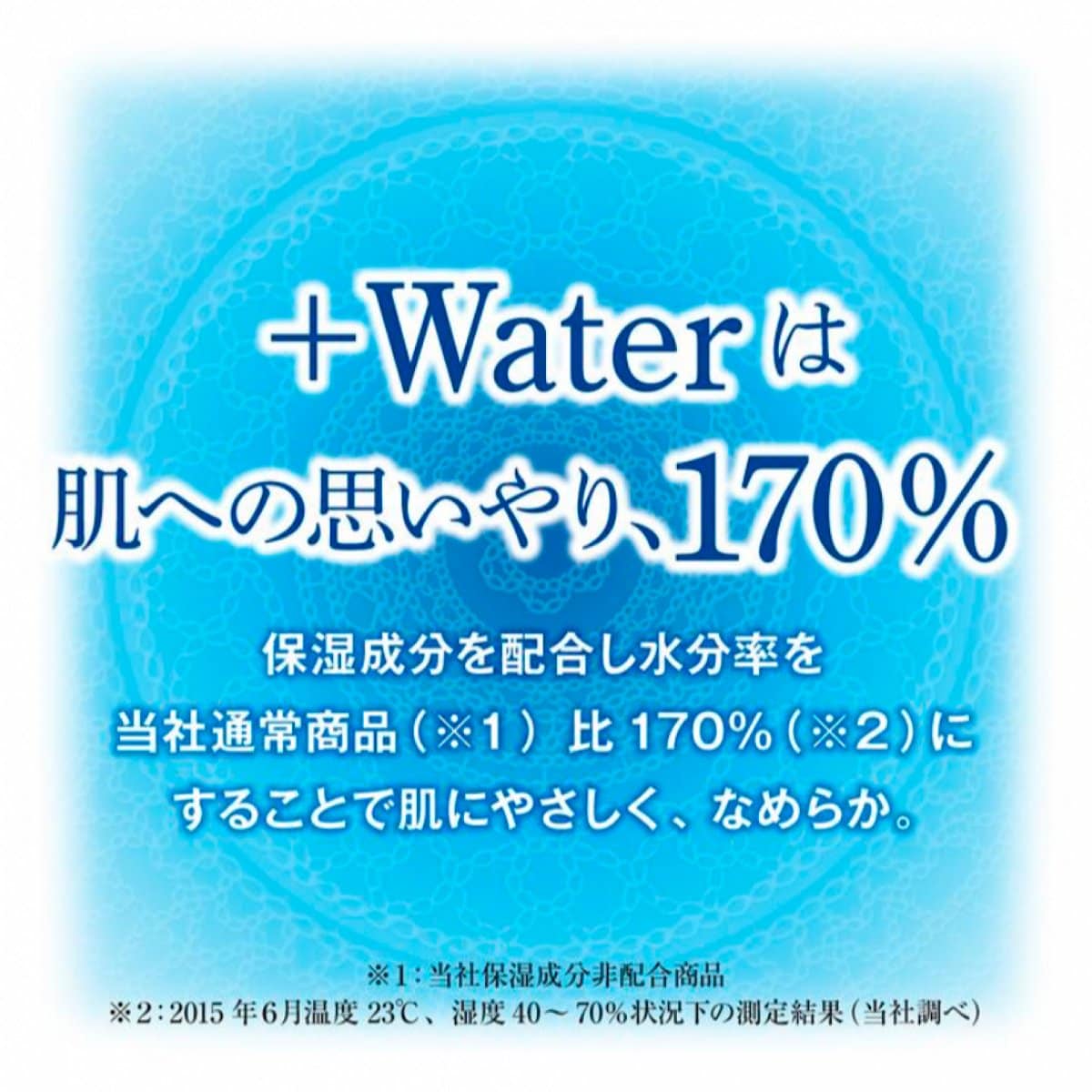 90個】ティシュー エリエール ＋Water（プラスウォーター） ソフトパック 120組×5個 18パック=90個