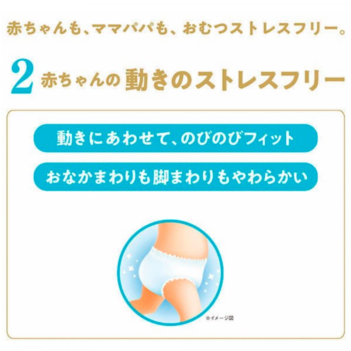 3パック】おむつ 各サイズ やさしい プレミアム Genki！パンツ ネピア M58枚 L44枚 Big38枚 Bigより大きい26枚