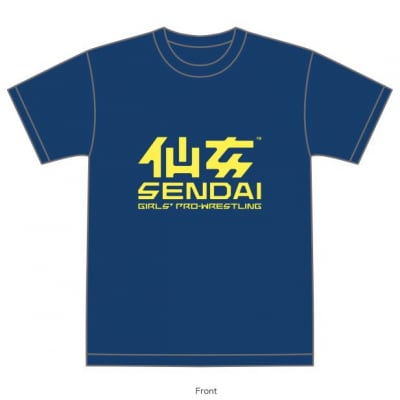 仙女定番Tシャツ(ネイビー×イエロー)