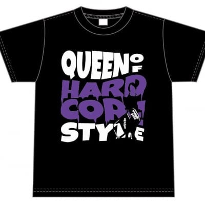 DASH・チサコ「QUEEN OF HARD CORE」Tシャツ