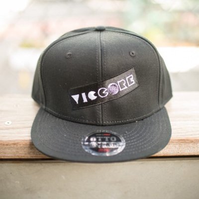 viccore ボックスロゴキャップ BLACK