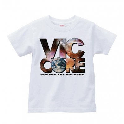 viccore 宇宙ロゴTシャツ WHITE
