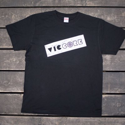viccore ボックスロゴTシャツ BLACK
