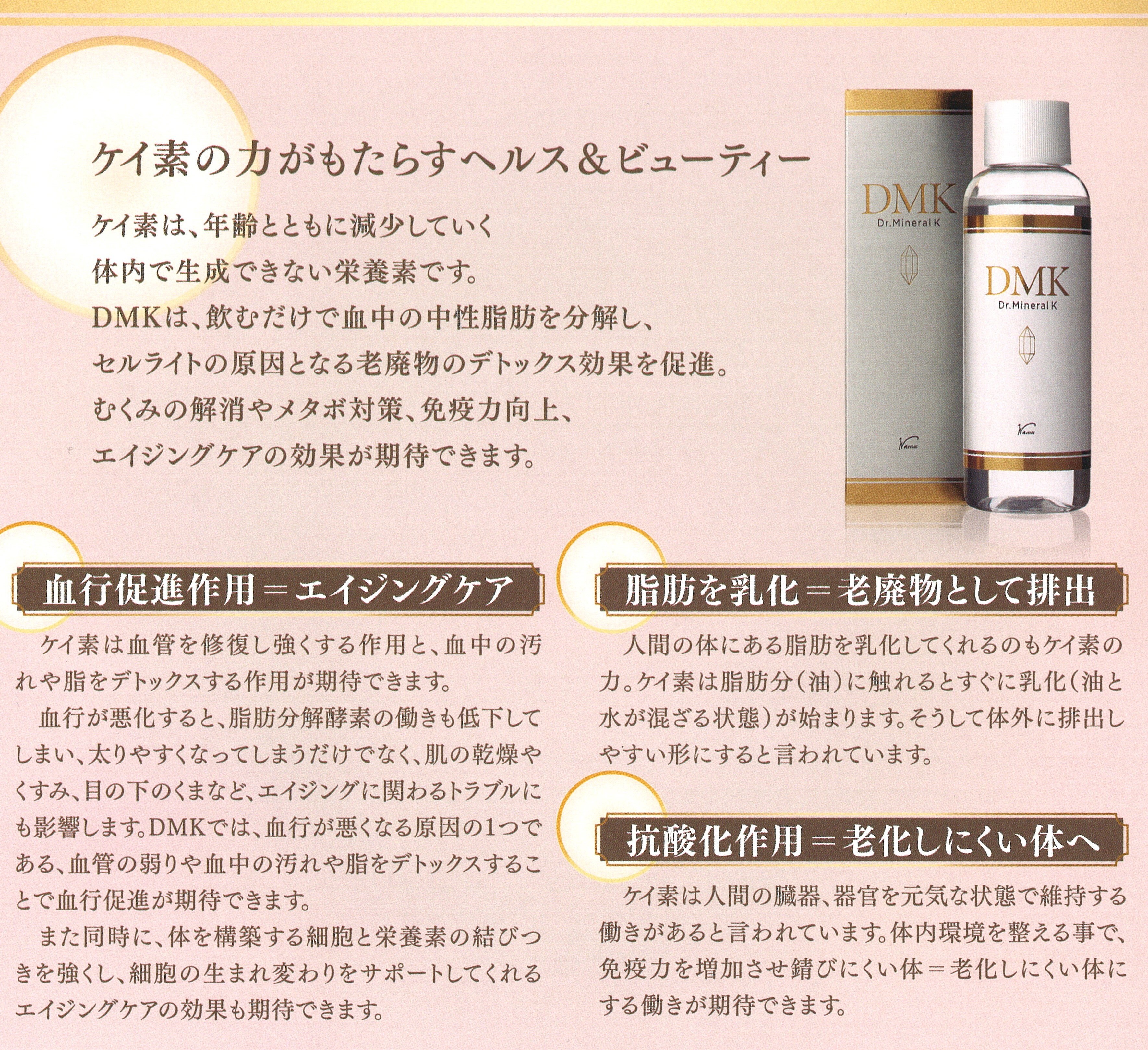 DMK Dr.ミネラル 120ml 2本 ケイ素 シリカ ダイエット 美容 - サプリメント