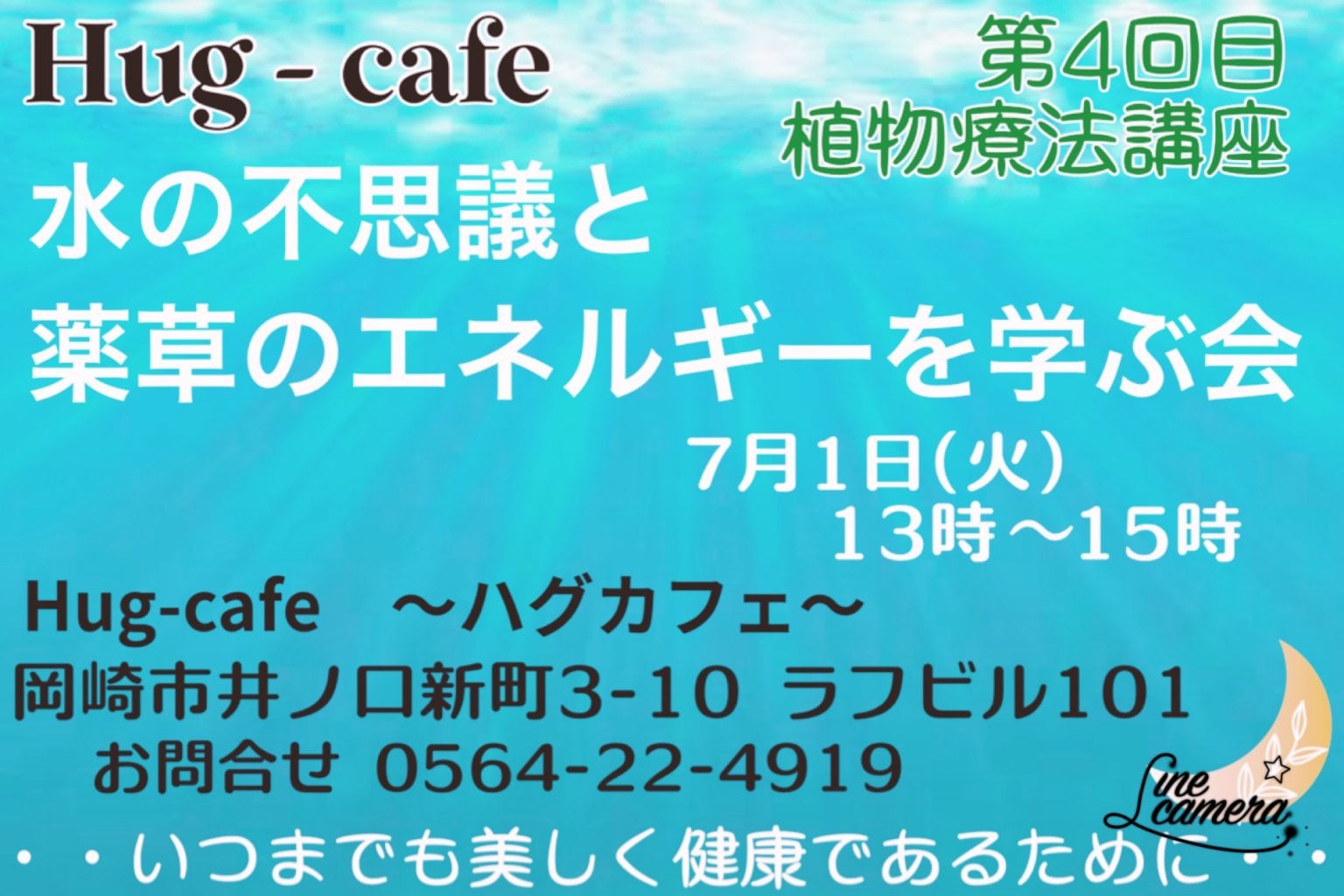 水の不思議と薬草のエネルギーを楽しく学ぶ植物療法講座