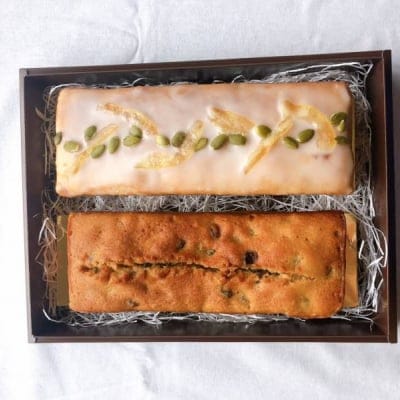 【ギフトに最適!】二種パウンドケーキセット 21㎝✖2台