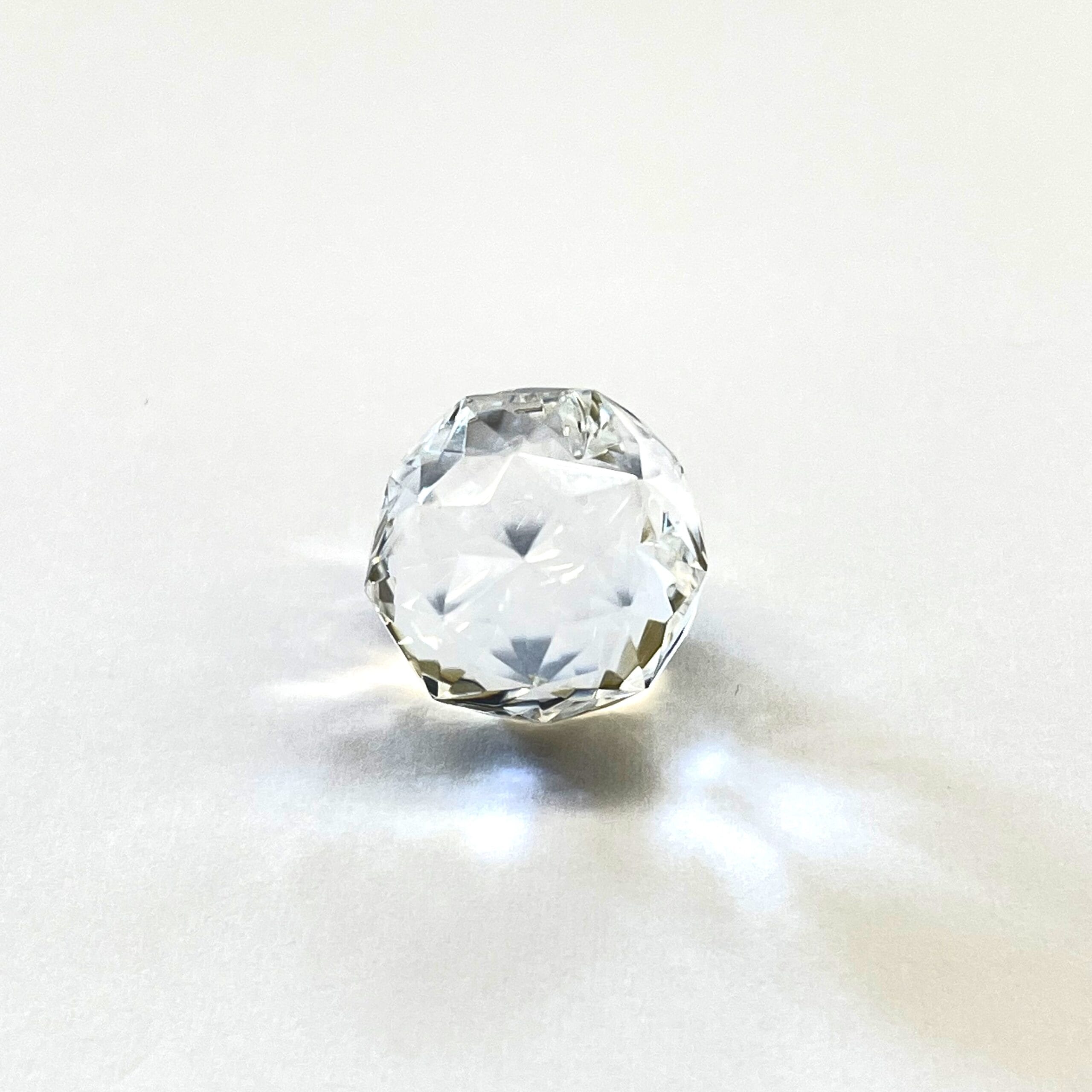 貴重】 「180面体桔梗カット」黄綬褒章受章・名工 清水幸雄氏作品