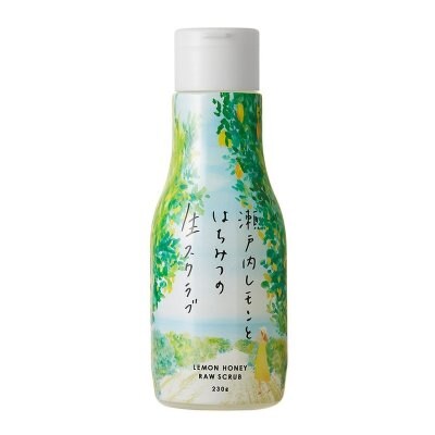 瀬戸内レモン 瀬戸内レモンとはちみつの生スクラブ 230g