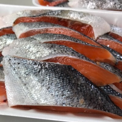 トラウトサーモン切り身30切