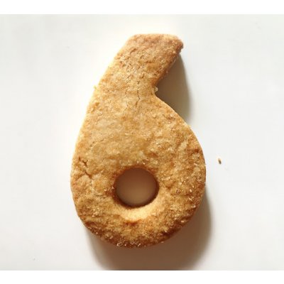 【グルテンフリー・卵不使用】アイシングクッキー ナンバー6(1枚入り)