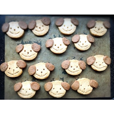 【グルテンフリー・卵不使用】ワンコクッキー (L)