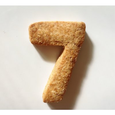 【グルテンフリー・卵不使用】アイシングクッキー ナンバー7(1枚入り)