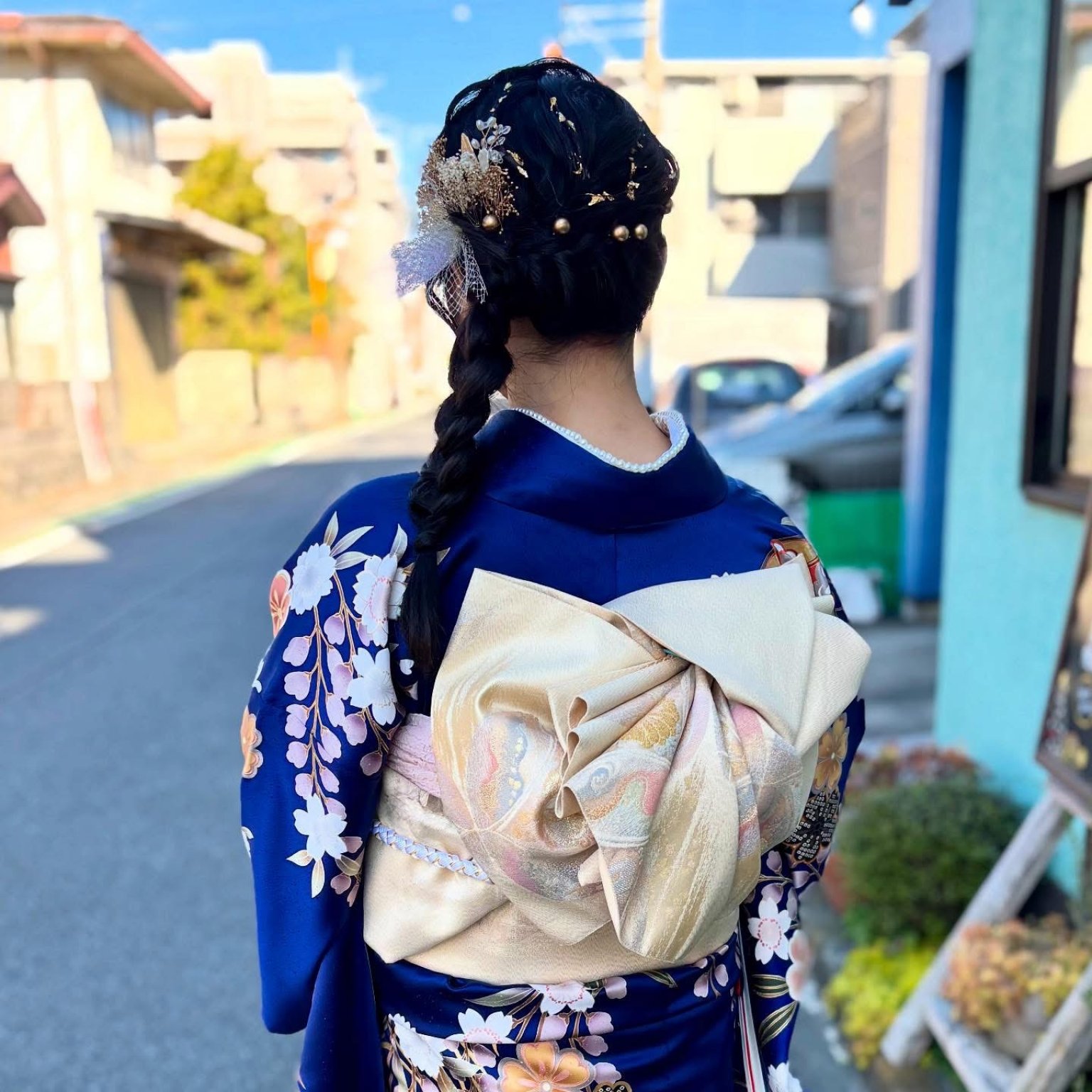 成人式ご予約　 京都着物友禅様優待券　[着付け・ヘアセット・メイク]