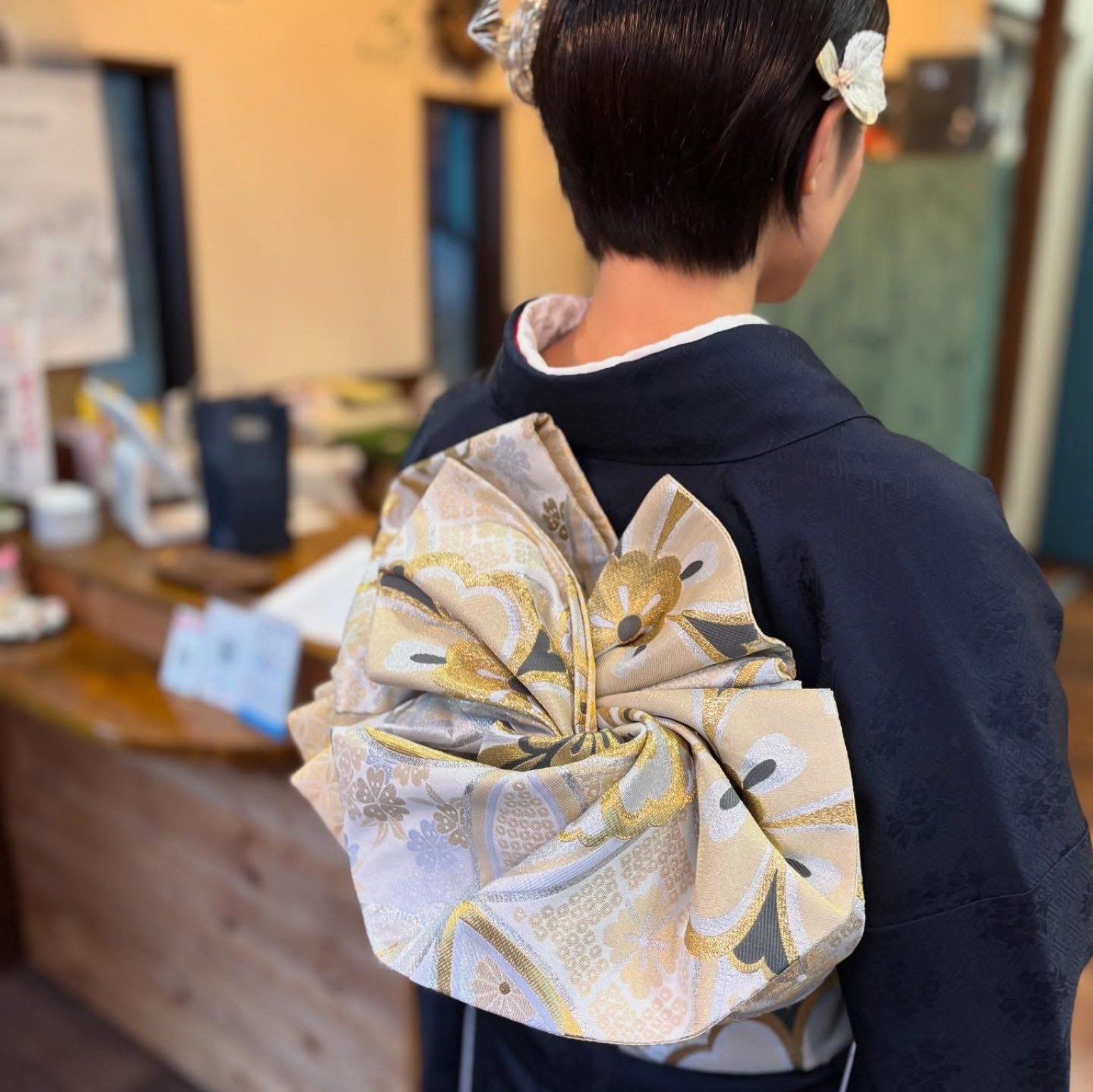 成人式ご予約　 京都着物友禅様優待券　[着付け・ヘアセット・メイク]