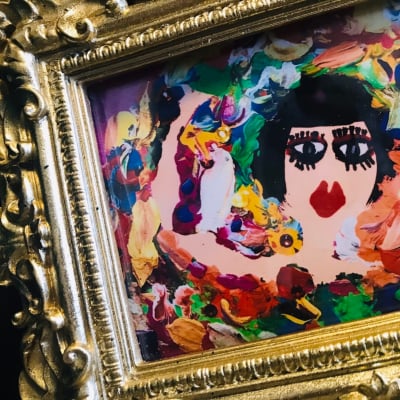 【イベント販売・カード決済専用】 My way art 宇宙に1つだけのオーダーデコアート (額縁つき)