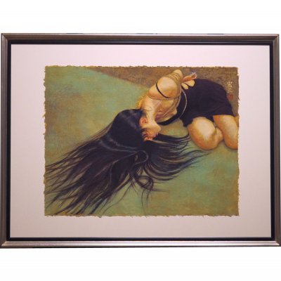 【日本画】佐藤宏三画伯 「黒髪」