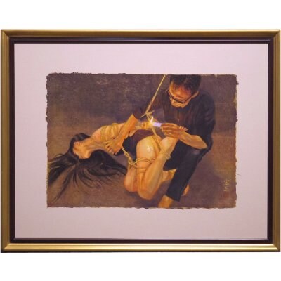 【日本画】佐藤宏三画伯 「蝋燭」