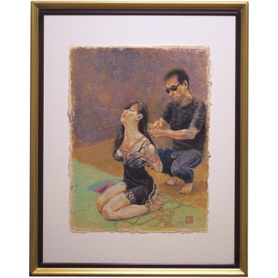 【水彩画】佐藤宏三画伯 「緊縛師」