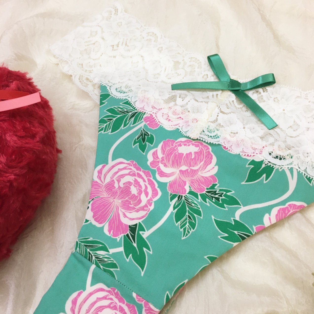 子宮ほっかりんパンティー1枚 ターコイズ恋原石