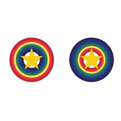 【御用達】宇宙パワーシール18mm 陰陽1セット10組