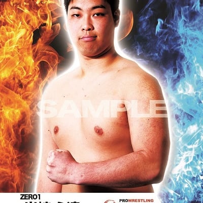 mevieプロレスカード「ZERO1 岩崎 永遠」(動画固定版)