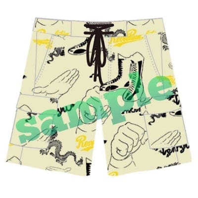 天龍源一郎×ハオミン・ショートパンツ(クリーム)Lサイズ