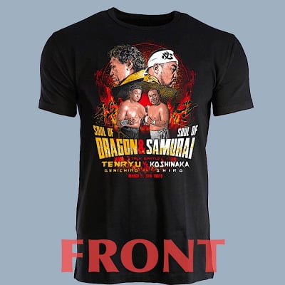 天龍VS越中 コラボTシャツ(XXLサイズ)【特典付】数量限定
