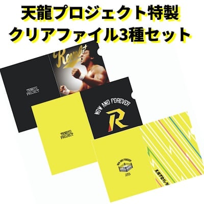 【NEW】天龍プロジェクト特製クリアファイルセット3種セット