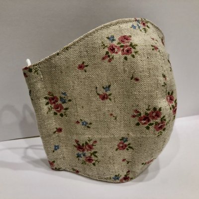 【大人用】布立体マスク〜ナチュラル花柄〜送料無料/