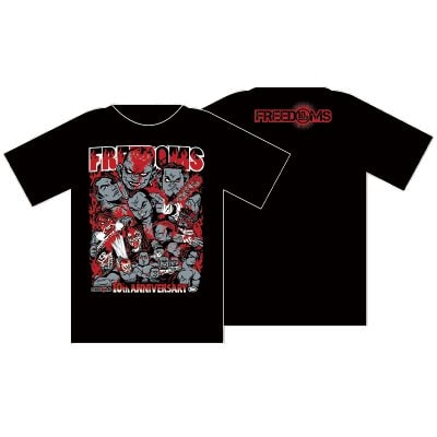 FREEDOMS旗揚げ10周年記念Tシャツ 黒 Sサイズ