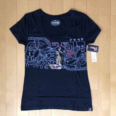 【Hinano Tahiti】レディースTシャツ 〜 コバート/ブラック 〜 Mサイズ