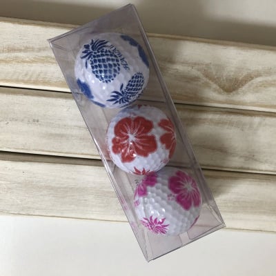 ゴルフボールミックス 〜 ハイビスカス&パイナップル 〜