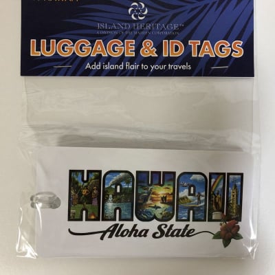 【Island Heritage】ダイカットラゲージタグ 〜 ハワイ アロハ ステート 〜